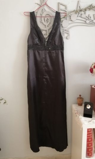 Vestido negro con lentejuelas