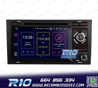 RADIO GPS ANDROID 12 PARA AUDI A4 B6 B7 00-08 SEAT EXEO 08-1