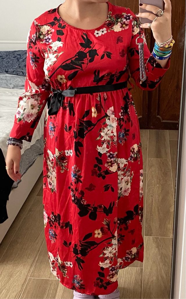 Vestito rosso fiorato_0027