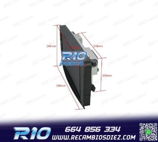 RADIO GPS ANDROID 10 PARA MERCEDES W164 X164 ML 05-12 GL 06-
