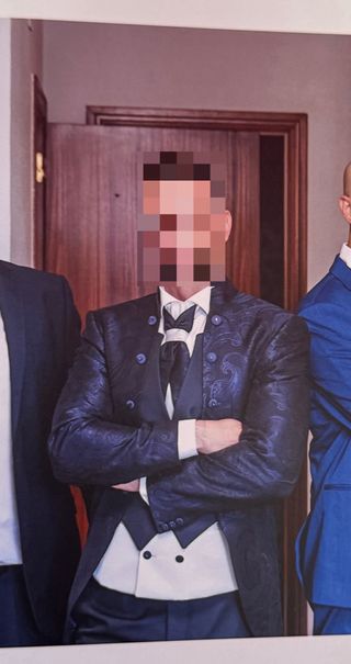 Traje de novio de la firma Petrelli