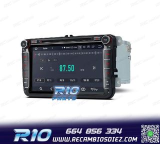 RADIO GPS ANDROID 12 PARA VOLKSWAGEN VW SEAT SKODA MULTIMEDI