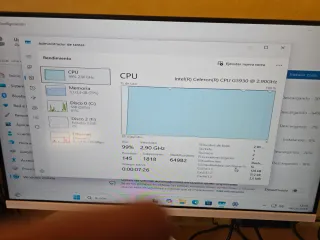 Ordenador Celeron Negro