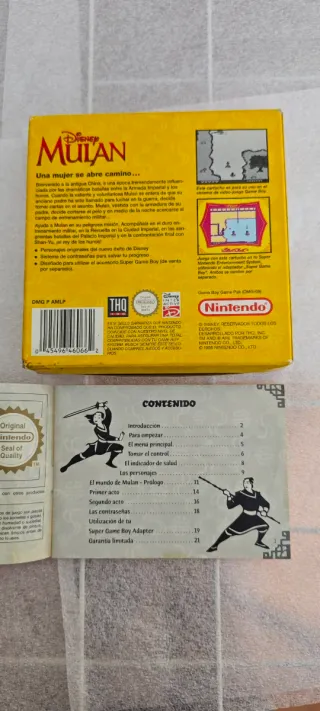 Mulan Disney Game Boy Nintendo