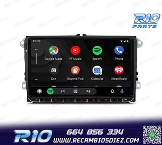 RADIO GPS ANDROID 12 PARA VOLKSWAGEN VW SKODA SEAT