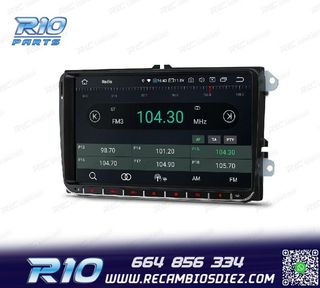 RADIO GPS ANDROID 12 PARA VOLKSWAGEN VW SKODA SEAT