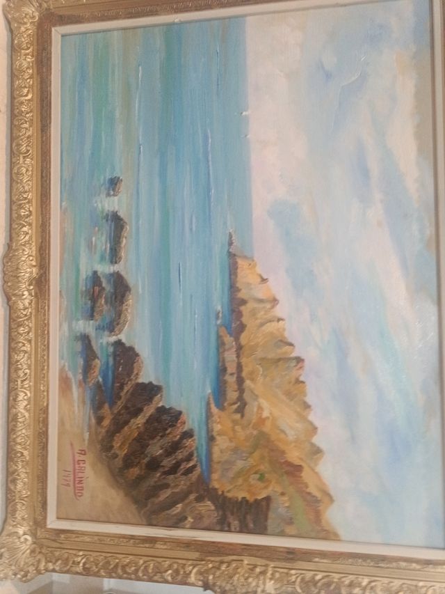 Cuadro El Albir Alicante A.Galindo 1979