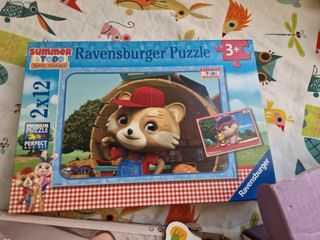 Lote 2 juegos didácticos y puzzle 2/3 años 
