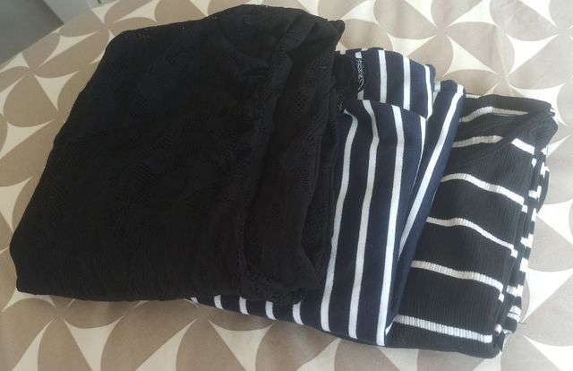 Lote 4 vestidos premamá