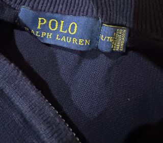 Jersey Ralph Lauren Azul Marino Media Cremallera