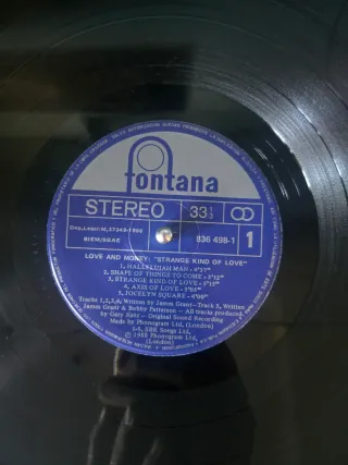 Vinilo Love and Money - Strange Kind Of Love