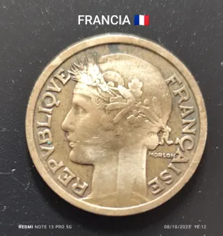 Moneda Francesa Republique Francaise