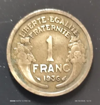 Moneda Francesa Republique Francaise
