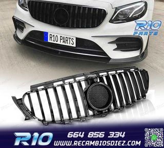PARRILLA MERCEDES W213 16-19 LOOK GT-R NEGRO BRILLO
