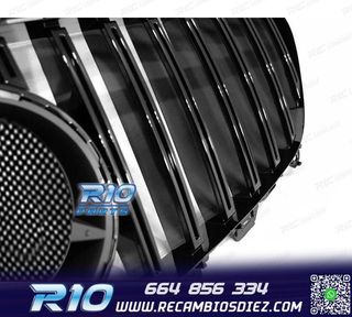 PARRILLA MERCEDES W213 16-19 LOOK GT-R NEGRO BRILLO