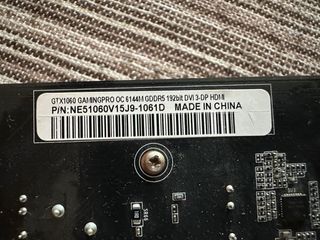 MSI GTX 1060 Gaming Pro Tarjeta Gráfica