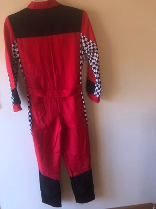 Disfraz Formula 1. Talla 12 años