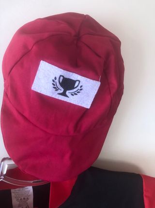 Disfraz Formula 1. Talla 12 años