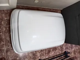 Cofre portaequipajes  Evospace 400 DX y baca.