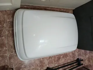 Cofre portaequipajes  Evospace 400 DX y baca.