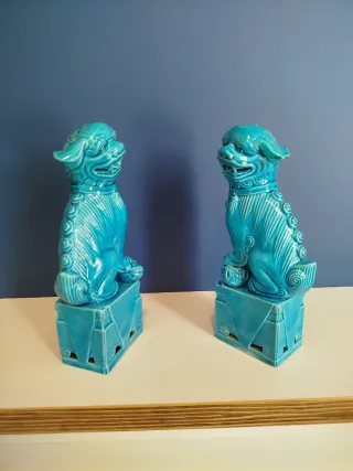 Pareja de perros foo