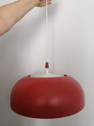 Lámpara vintage roja Ikea