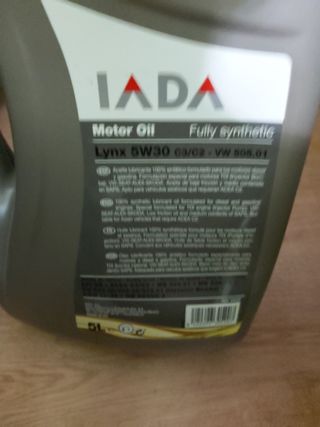 Aceite Motor Lynx 5W30 Sintético 5L iada