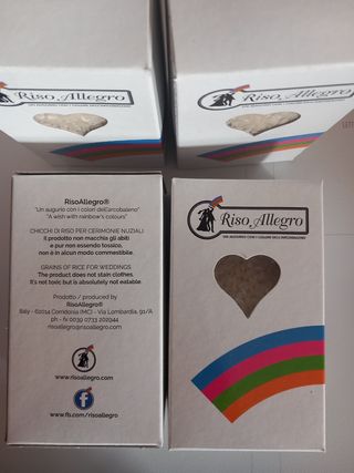 Riso antimacchia per cerimonie