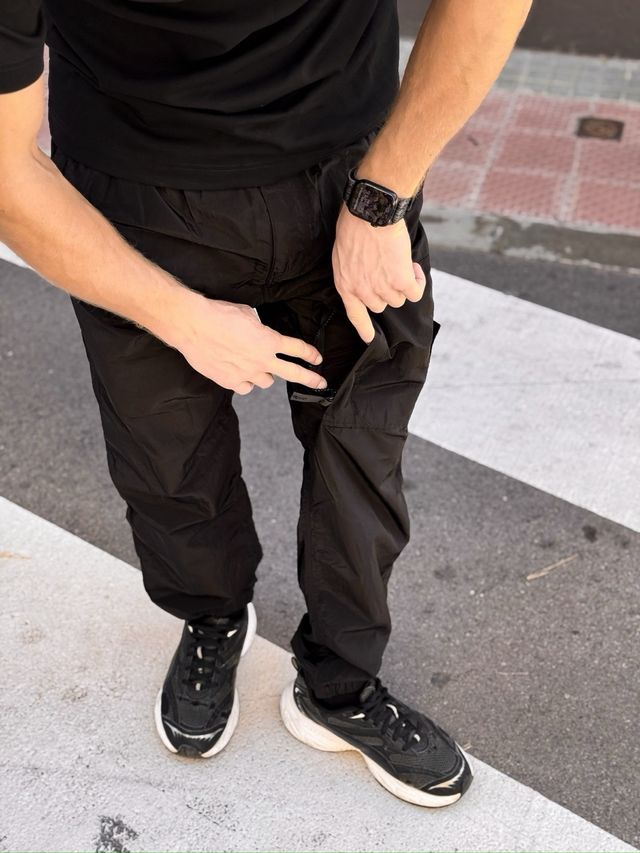 Pantalones “NYLON” Stone Island con efecto tornaso