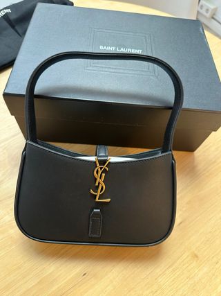 Mini Bolso Saint Laurent Negro Dorado