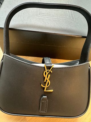 Mini Bolso Saint Laurent Negro Dorado