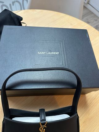 Mini Bolso Saint Laurent Negro Dorado