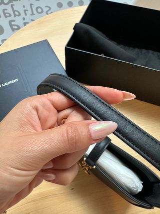 Mini Bolso Saint Laurent Negro Dorado
