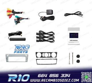 RADIO GPS ANDROID 12 PARA BMW E90 E91