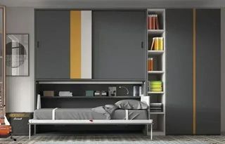 CAMA ABATIBLE JUVENIL CON ARMARIO