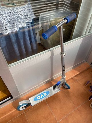 Patinete plegable azul EVO infantil barato