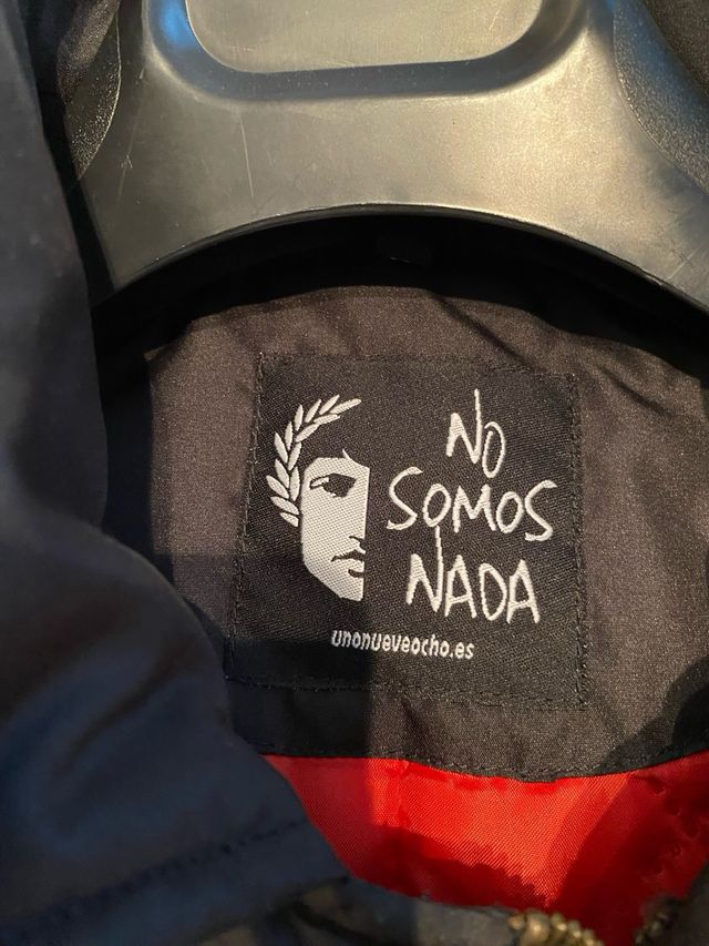 Abrigo Parka Negro Talla M Marca 198