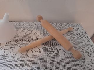 Kit cucina: 2 mattarelli, scolapasta, imbuto