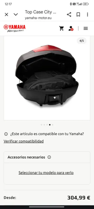 Top Case City 50L Yamaha Tracer 9