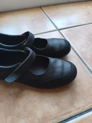 Zapatos escolares niña talla 39 negros 