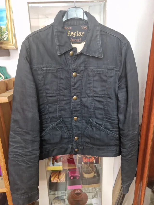 Chaqueta Replay Negra Mujer