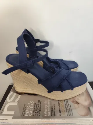 Sandalias de cuña tacon