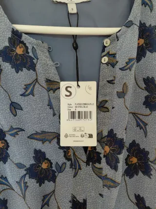 Vestido Pepe Jeans floral azul talla S