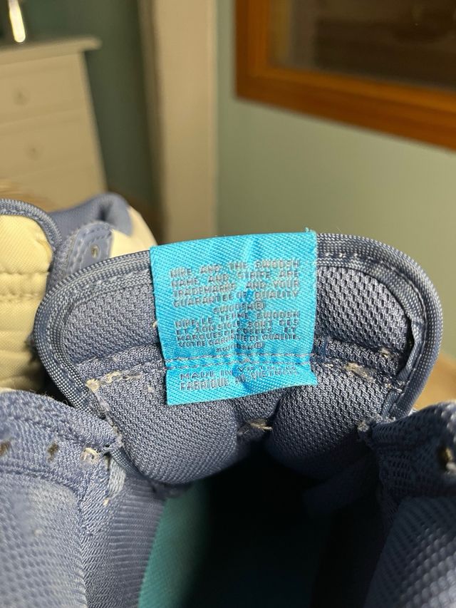 Nike Dunk High Azul y Blanco