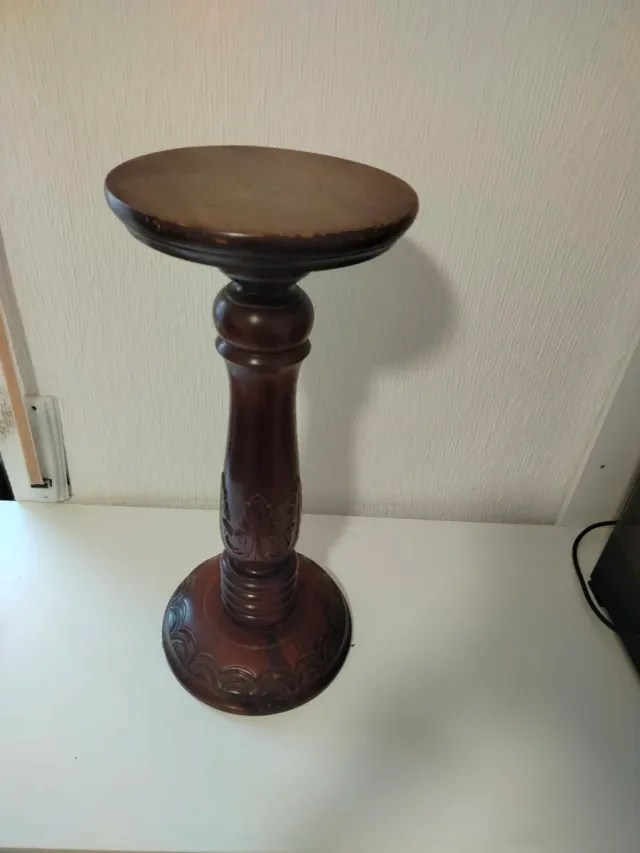 Peana/Jardinera de Madera Marrón