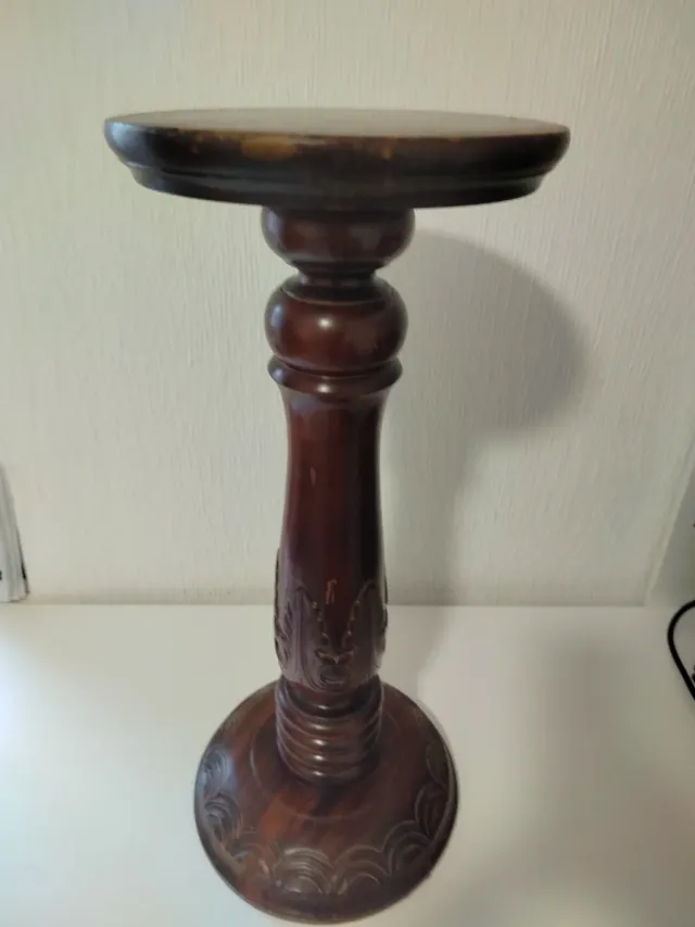 Peana/Jardinera de Madera Marrón