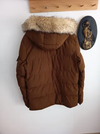 Chaqueta SikSilk Marrón con Capucha