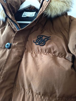 Chaqueta SikSilk Marrón con Capucha