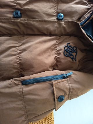 Chaqueta SikSilk Marrón con Capucha