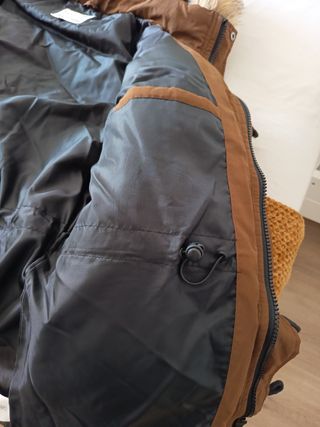 Chaqueta SikSilk Marrón con Capucha